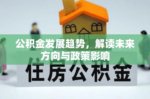 盐源公积金发展趋势，解读未来方向与政策影响