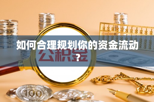 盐源如何合理规划你的资金流动？