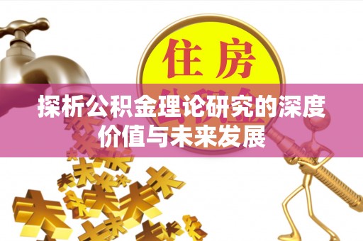 盐源探析公积金理论研究的深度价值与未来发展