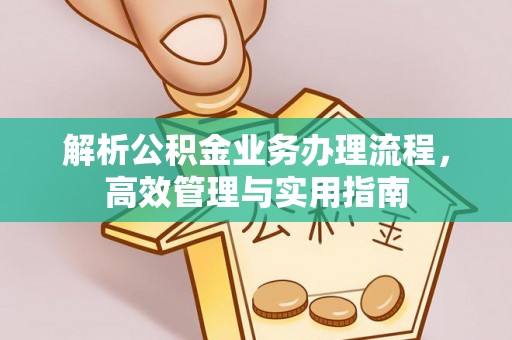 盐源解析公积金业务办理流程，高效管理与实用指南