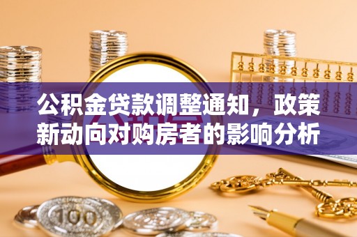 盐源公积金贷款调整通知，政策新动向对购房者的影响分析
