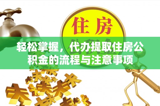 盐源轻松掌握，代办提取住房公积金的流程与注意事项