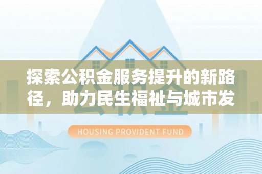 盐源探索公积金服务提升的新路径，助力民生福祉与城市发展